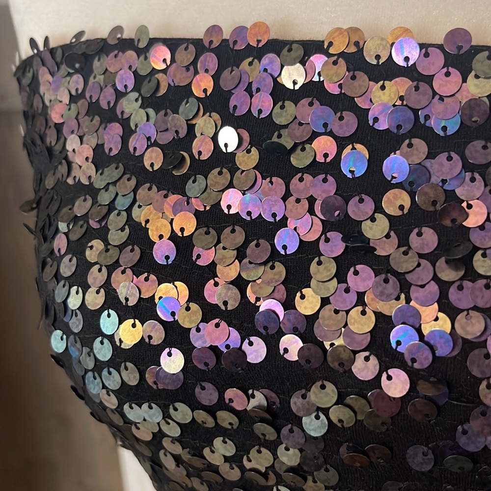 Multicolor Sequence Strapless Top - Picture 2 of 5